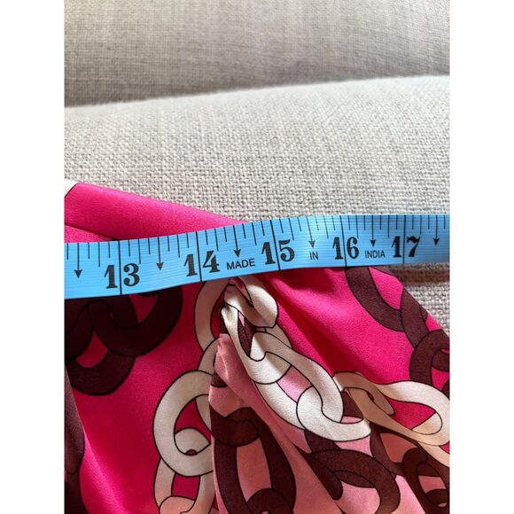 Pink 3/4 Sleeve Patterned Dress, UK Sizing XL Plus Size NWT - Picture 12 of 15